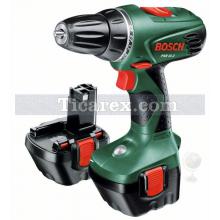 Bosch PSR 12-2 Çift Akülü, Çift Vitesli Delme Vidalama (0 603 951 J01)