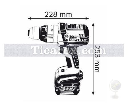 Bosch GSB 14,4 VE-2-Li Akülü Darbeli Delme Vidalama (0 601 862 400) - Resim 2