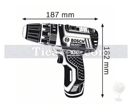 Bosch GSB 10,8-2-Li Akülü Darbeli Delme Vidalama (0 601 9B6 902) - Resim 2