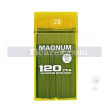 Magnum Versatil Uç ( Min ) - Şeffaf Sarı Kutuda No:10 | 0.5 mm | 2B | Siyah