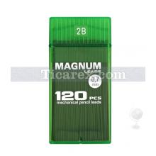 Magnum Versatil Uç ( Min ) - Şeffaf Yeşil Kutuda No:6 | 0.7 mm | 2B | Siyah