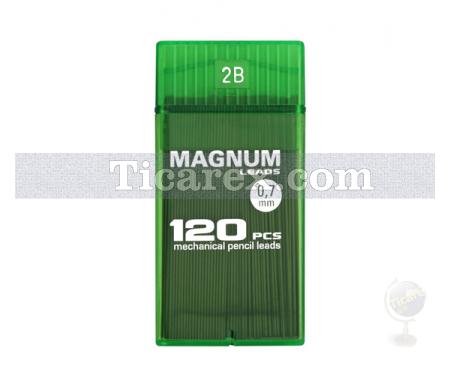 Magnum Versatil Uç ( Min ) - Şeffaf Yeşil Kutuda No:6 | 0.7 mm | 2B | Siyah - Resim 1