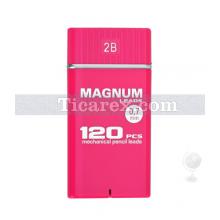 Magnum Versatil Uç ( Min ) - Pembe Kutuda No:12 | 0.7 mm | 2B | Siyah