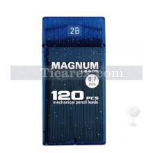 Magnum Versatil Uç ( Min ) - Şeffaf Mavi Kutuda No:19 | 0.7 mm | 2B | Siyah