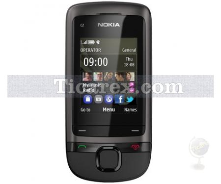 Nokia C2-05 Parlak Gri Cep Telefonu VGA Kamera Fm Mp3 - Resim 1