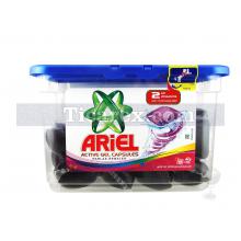 Ariel Aktif Jel Deterjan Kapsülleri Parlak Renkler 16'lı