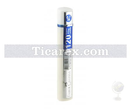 Faber-Castell Grip Min 2B 120'li Beyaz Tüp | 0.7 mm | 2B | Siyah - Resim 1