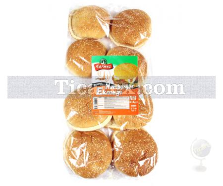 Karmez Susamlı Hamburger Ekmeği - 8'li Paket | 640 gr - Resim 1