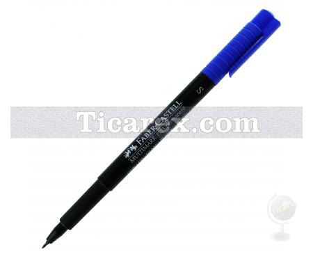 Multimark 1523 Permanent Kalem (S) | 0.4 mm | Mavi - Resim 1