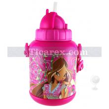 Yaygan Matara | Lisanslı | Askılı | Pipetli | Winx Club | 500 ml