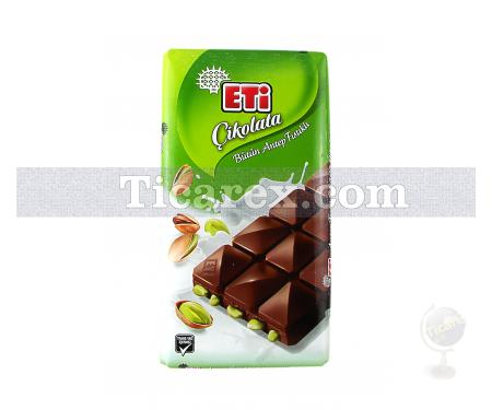 Eti Bütün Antep Fıstıklı Sütlü Çikolata Keyfi | 100 gr - Resim 1