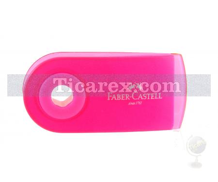 Faber-Castell PVC-Free Mini Sleeve Neon Silgi - Resim 3