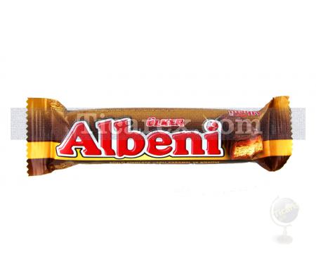 Ülker Albeni Sütlü Çikolata Kaplı Karamel ve Bisküvi | 40 gr - Resim 1