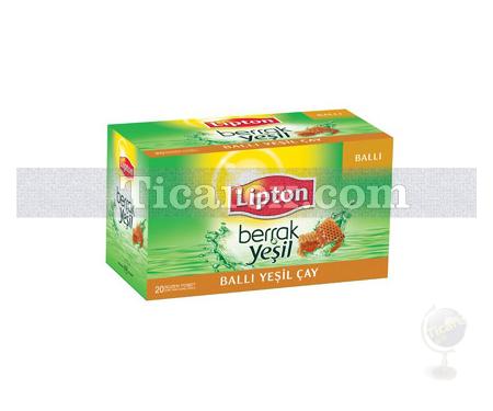 Lipton Berrak Yeşil Ballı Çay Süzen Poşet 20'li | 30 gr - Resim 1