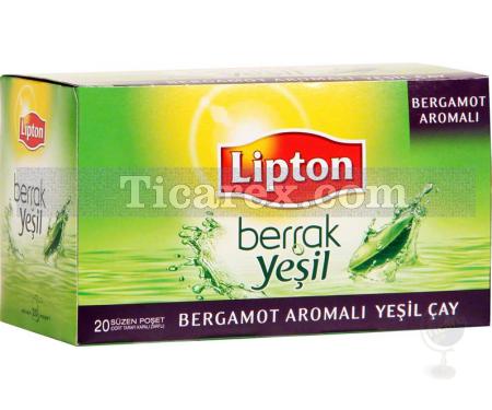 Lipton Berrak Yeşil Bergamotlu Çay Süzen Poşet 20'li | 30 gr - Resim 1