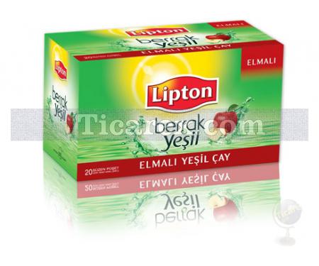 Lipton Berrak Yeşil Elmalı Çay Süzen Poşet 20'li | 30 gr - Resim 1