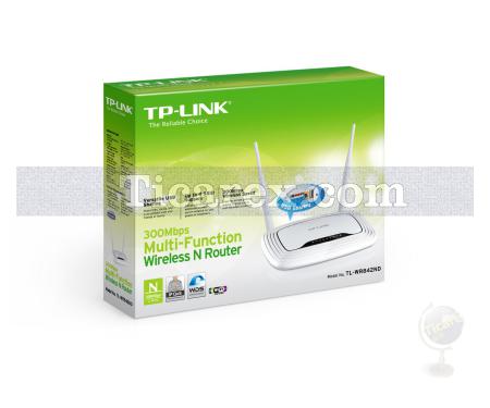Tp-Link TL-WR842ND 300Mbps 2 Adet 5Dbi Antenli N Router - Resim 1