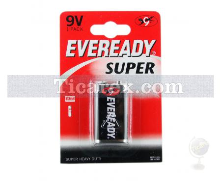 Energizer Eveready Super Tekli Blister 9V Pil | 9 Volt - Resim 1