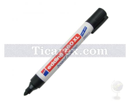 Beyaz Yazı Tahtası Kalemi 360 XL | Yuvarlak Uçlu | Siyah - Resim 1