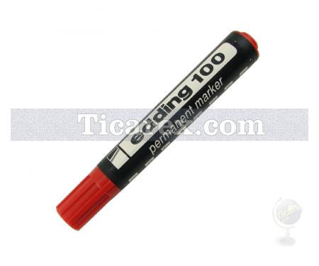 Permanent Markör (E-100) | Kırmızı - Resim 2