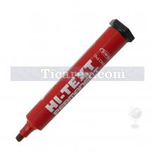 Hi-Text Kesik Uçlu Permanent Markör - 830PC | 5 mm | Kırmızı