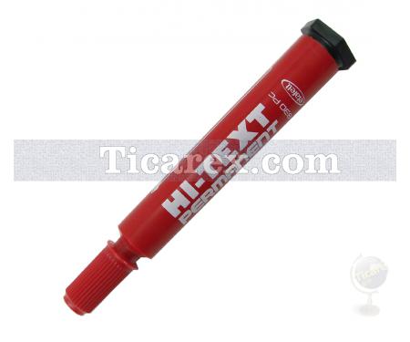 Hi-Text Kesik Uçlu Permanent Markör - 830PC | 5 mm | Kırmızı - Resim 2