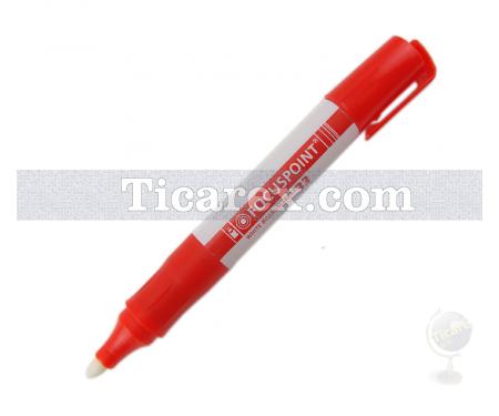 Beyaz Tahta Kalemi 33 - Değiştirilebilir Kartuşlu | Yuvarlak Uçlu | Kırmızı - Resim 1