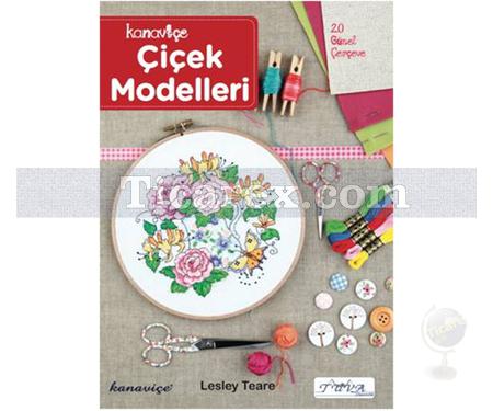 Kanaviçe Çiçek Modelleri | Lesley Teare - Resim 1