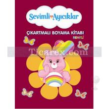 Sevimli Ayıcıklar | Çıkartmalı Renkli Boyama Kitabı - Bordo | Kolektif