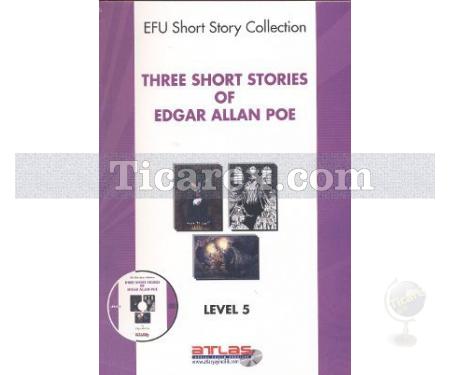 Three Short Stories of Edgar Allan Poe (CD'li) (Stage 5) | Edgar Allan Poe - Resim 1