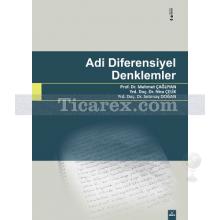 Adi Diferensiyel Denklemler | Mehmet Çağlıyan