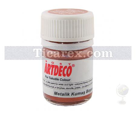 Artdeco Kumaş Boyası - Metalik Koyu Bakır | 25 ml - Resim 1