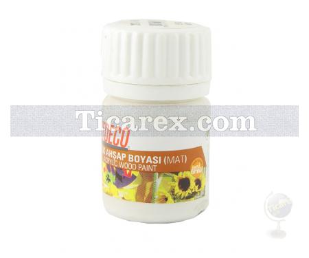 Artdeco Ahşap Boyası - Beyaz | 25 ml - Resim 1