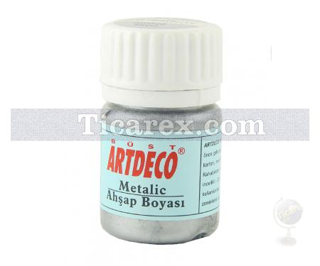 Artdeco Ahşap Boyası - Gümüş | 25 ml - Resim 1