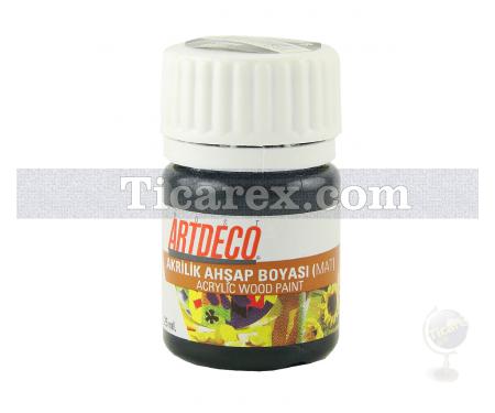 Artdeco Ahşap Boyası - Siyah | 25 ml - Resim 1