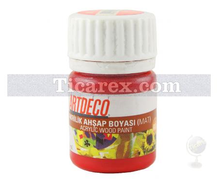 Artdeco Ahşap Boyası - Kırmızı | 25 ml - Resim 1