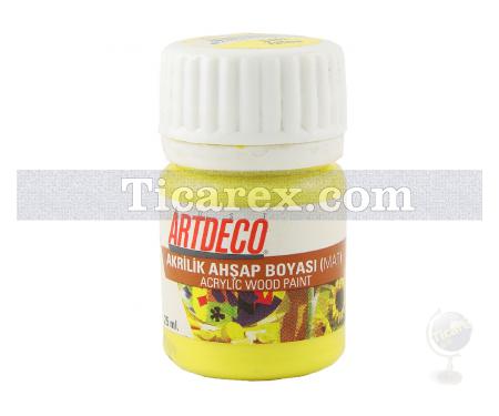 Artdeco Ahşap Boyası - Sarı | 25 ml - Resim 1