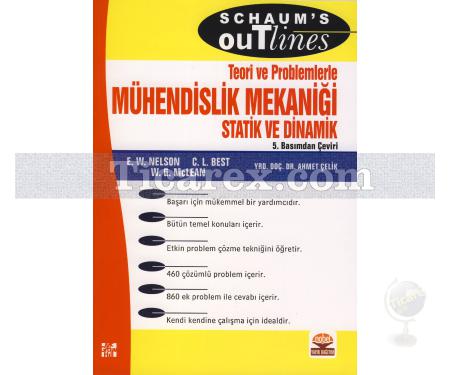 Teori Problemlerle Mühendislik Mekaniği Statik ve Dinamik | E. W. Nelson, C. L. Best, W. G. McLean - Resim 1