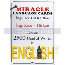Miracle Language Cards - İngilizce Dil Kartları | İngilizce - Türkçe | Kolektif
