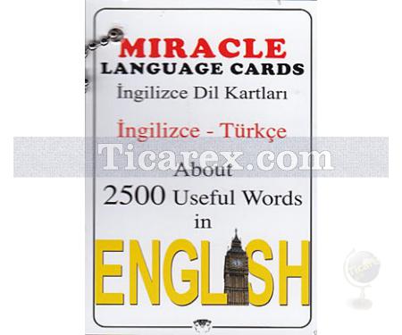Miracle Language Cards - İngilizce Dil Kartları | İngilizce - Türkçe | Kolektif - Resim 1