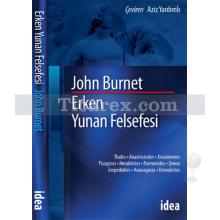 Erken Yunan Felsefesi | John Burnet