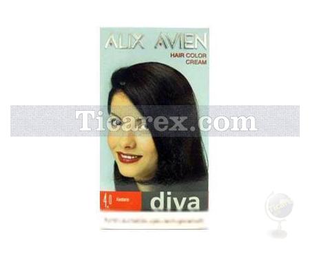 Alix Avien Diva - 4.0 Kestane Saç Boyası - Resim 1
