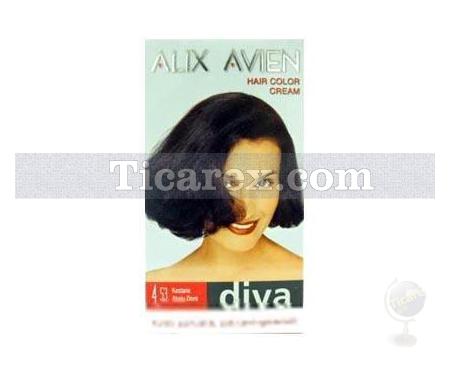 Alix Avien Diva - 4.53 Kestane Akaju Dore Saç Boyası - Resim 1