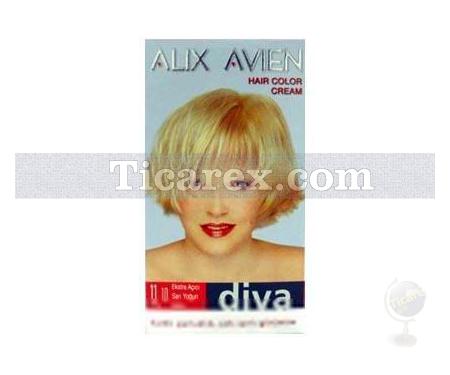 Alix Avien Diva - 11.10 Ekstra Açıcı Sarı Yoğun Küllü Saç Boyası - Resim 1
