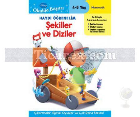 Şekiller ve Diziler - Okulda Başarı 1 | 4-5 Yaş - Matematik | Kolektif - Resim 1