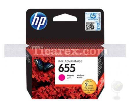 HP 655 Kırmızı Orijinal Ink Advantage Mürekkep Kartuşu - Resim 1
