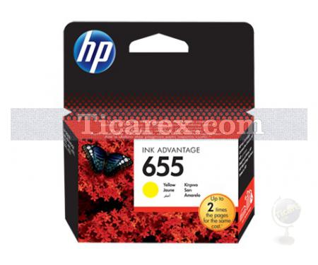 HP 655 Sarı Orijinal Ink Advantage Mürekkep Kartuşu - Resim 1