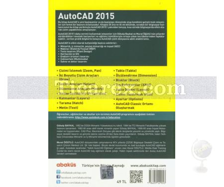 Autocad 2015 | İki Boyutlu Tasarım Giriş ve Orta Düzey | Gökalp Baykal, Murat Öğütlü - Resim 2