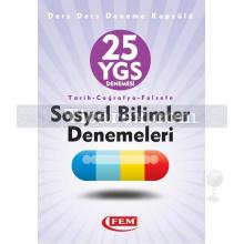 YGS - Sosyal Bilimler Denemeleri (Tarih, Coğrafya, Felsefe) 25 Adet | Deneme Sınavları