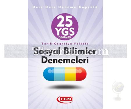 YGS - Sosyal Bilimler Denemeleri (Tarih, Coğrafya, Felsefe) 25 Adet | Deneme Sınavları - Resim 1